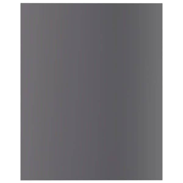 vidaXL Kirjahyllytasot 8 kpl korkeakiilto harmaa 40x50x1,5cm lastulevy