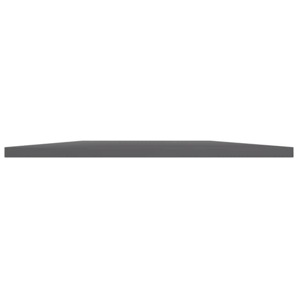 vidaXL boghylder 8 stk. 60x50x1,5 cm spånplade grå højglans