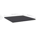 Miniatyrbilde 5 av 5: vidaXL Hylleplater 8 stk grå 40x40x1,5 cm sponplate