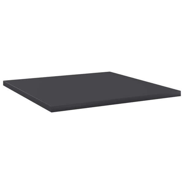 vidaXL boghylder 8 stk. 40x40x1,5 cm spånplade grå
