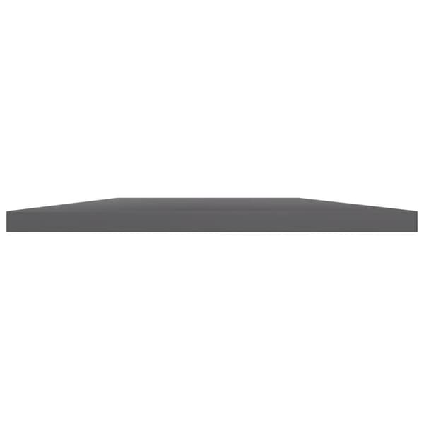vidaXL boghylder 8 stk. 40x40x1,5 cm spånplade grå højglans