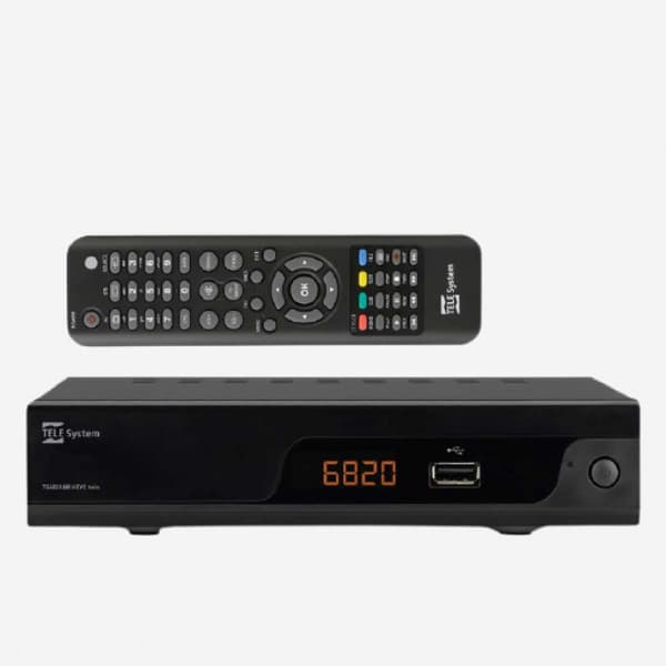 DVB-T2 MPEG4 Markmottagare HEVC TWIN tuner