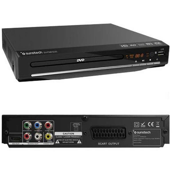 Sunstech Dvpmh225 Hdmi&usb Svart One Size / EU Plug