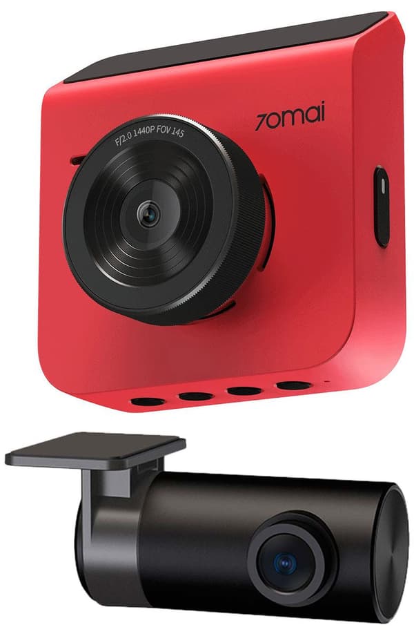 Xiaomi 70mai Dash Camera A400 + Rear Camera RC09 Set Red EU