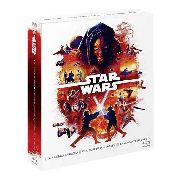 Disney Trilogía Star Wars Episodios 1-3 Blu-ray Spanska