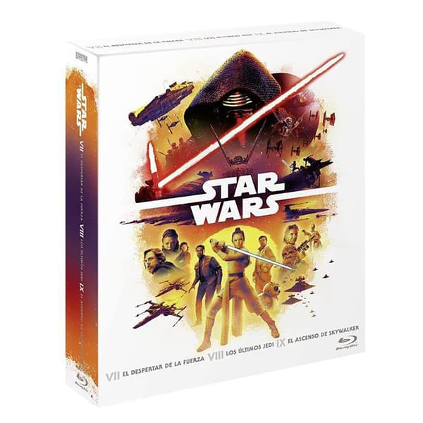 Disney Trilogia Star Wars Episodios 7-9 Blu-ray Spansk