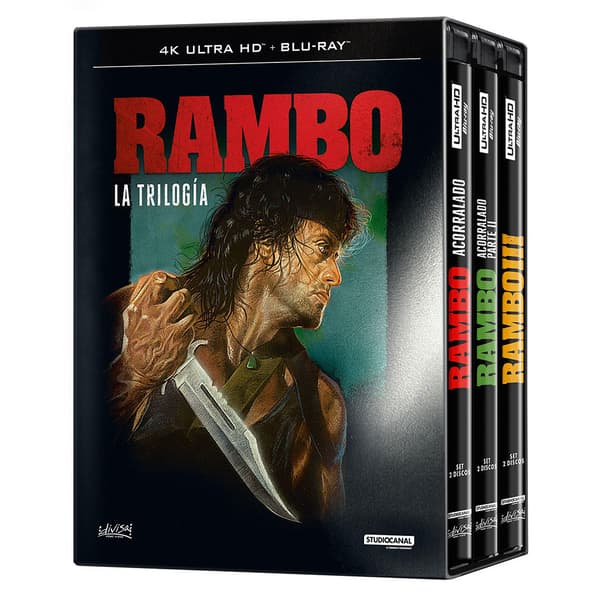 Divisa Rambo La Trilogía 4k Blu-ray Espanjalainen