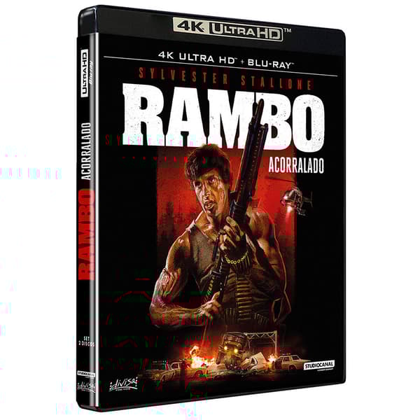 Divisa Rambo: Acorralado 4k Blu-ray Espanjalainen