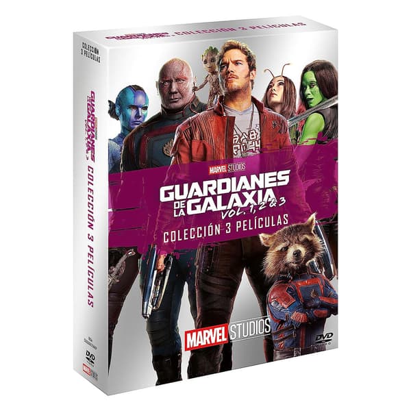 Disney Guardianes De La Galaxia Colección 3 Películas Dvd Spanish
