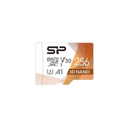 SILICON POWER memory card Superior Pro Micro SDXC 256GB UHS-I U3 V30 +adapter