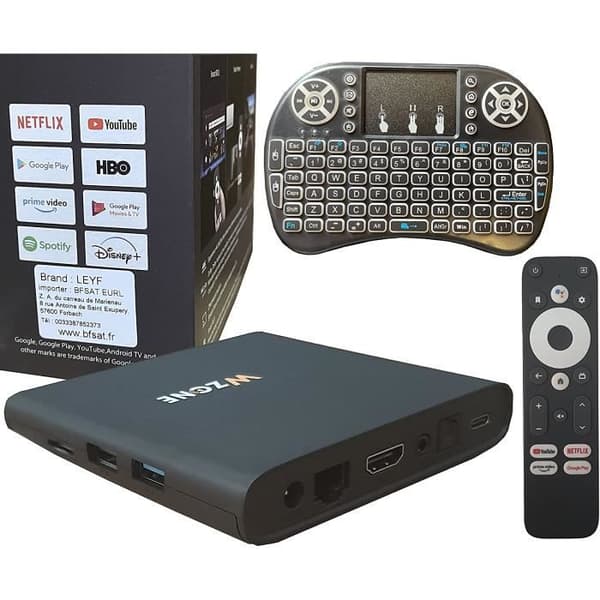 WZONE + CLAVIER OTT BOX ANDROID