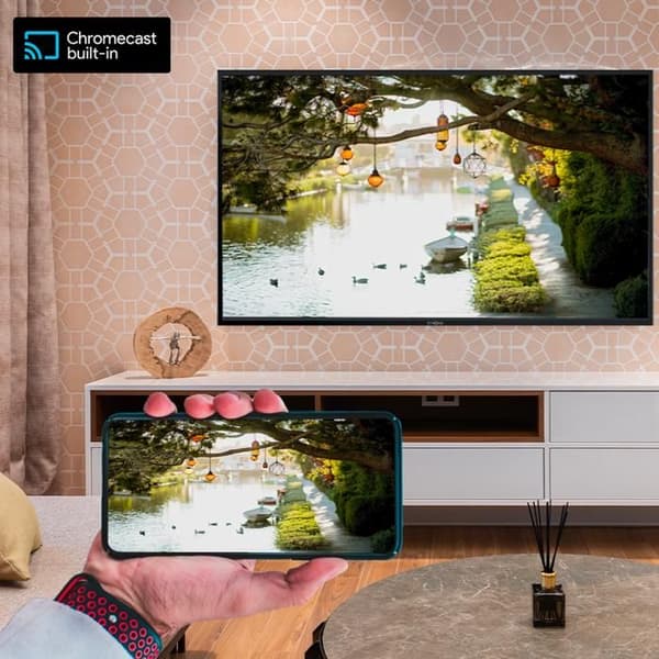 4K UHD HDMI Stick Android TV med Netflix, Disney+, YouTube, Prime Video, Chromecast, Google Play Store