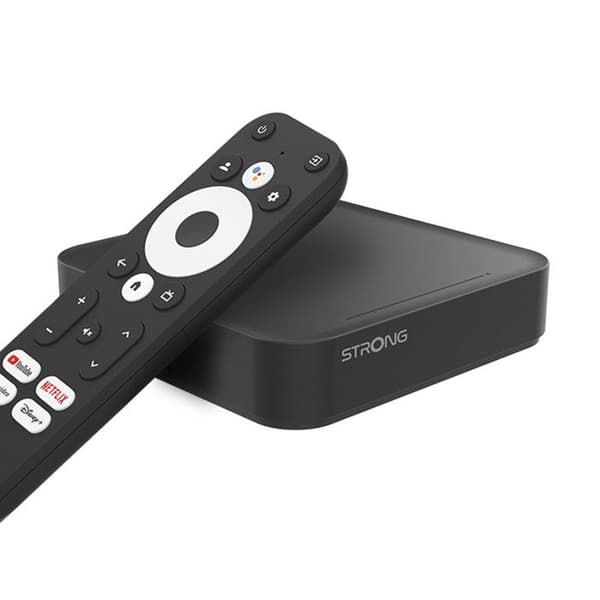STRONG - LEAP-S3 - Streaming Box Android TV 4K - Chromecast - Wifi 5 - Bluetooth - Google Assistent - Dolby Atmos/Vision - HDR