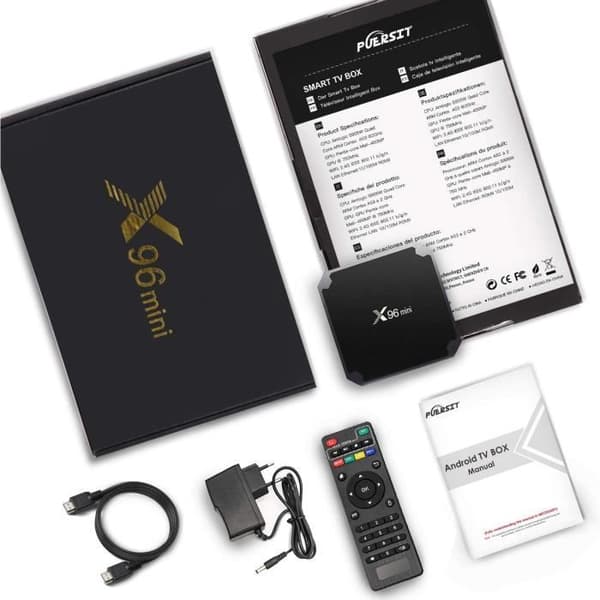 X96 MINI TV BOX 2GB + 16GB Android 9.0 Multi-Core 64bit 4KHD 2.4G