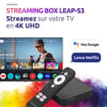 Miniatyrbild 2 av 6: STRONG - LEAP-S3 - Streaming Box Android TV 4K - Chromecast - Wifi 5 - Bluetooth - Google Assistent - Dolby Atmos/Vision - HDR