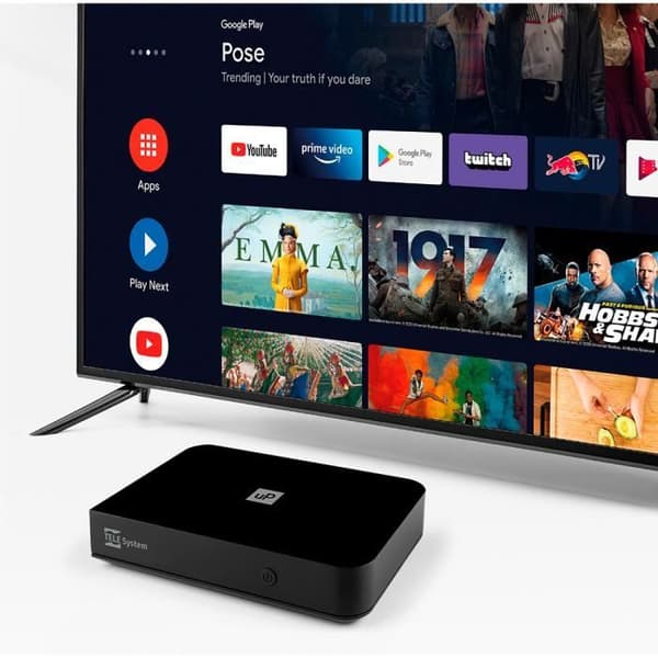 Android TV-dekodare - TELE SYSTEM - UP T2 4K - ULTRA HD - DVB-T2 HEVC - Smart TV-uppgradering