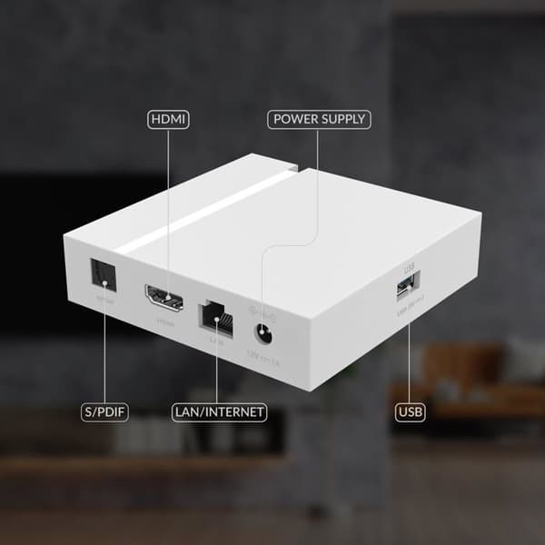 STRONG - Streaming Box Android TV 4K - LEAP-S3+ - Chromecast - Wifi - Bluetooth - Google Assistant - Dolby Atmos/Vision - HDR