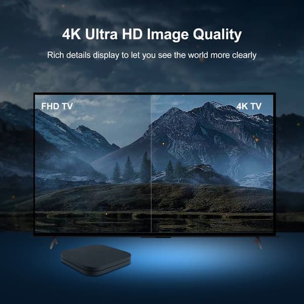 TV Box - Xiaomi - 2:a generationen - 4K Ultra HD - Wi-Fi - Bluetooth