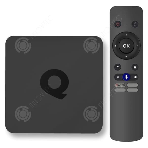 INN TV Box android 10.0 4k 60ps wi-fi 2,4/5ghz dubbelband bluetooth 5.2 hdr10 2+16go quadcore röstsmart TV Box android TV Box