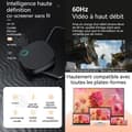 Miniatyrbild 4 av 4: INN HDMI trådlös 4K dubbelband 5G/2,4 G Mirascreen dongel kompatibel med OS/Android/Windows stöder Miracast/DLNA/Airplay