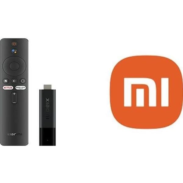 XIAOMI TV STICK 4K - Bärbar 4K-strömningsspelare - Android TV™ 11 Svart