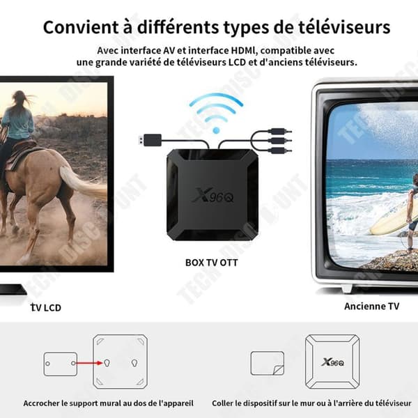 TD Smart TV Box TV 2GB +16 GB 4K HD Wifi Set-top Box Hem Bluetooth Cast Screen Multimedia Player Box TV Box Internet Set-top Box