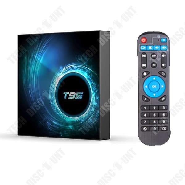 TD TV Box tv 4G+32G Wifi Home Universal Bluetooth Smart TV Box Multimedia Box Fjärrkontroll Multimedia TV Box Hemma fjärrkontroll