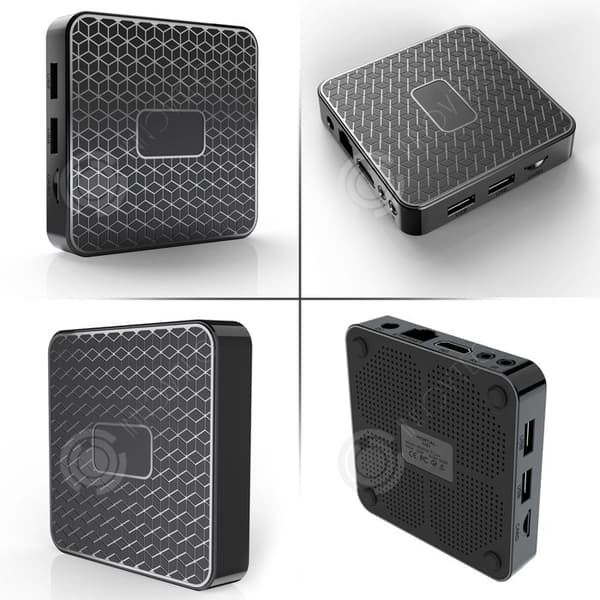 INN TV Box android dubbel Wi-Fi/bluetooth ultra HD 4K hårddisk kapacitet 16Go stöd för USB/WIFI/HDMI/AV gränssnitt