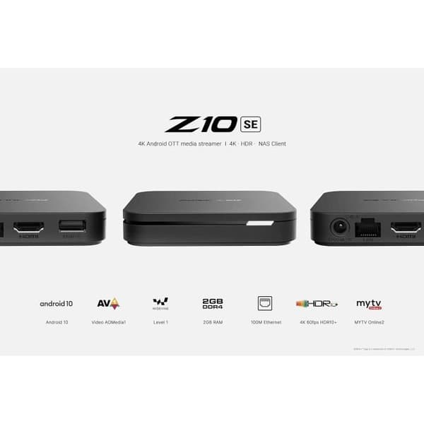 Android-dekoder - FORMULER - Z10 SE - 2 GB RAM - 4 GB ROM - 4K - WiFi 2,4 GHz