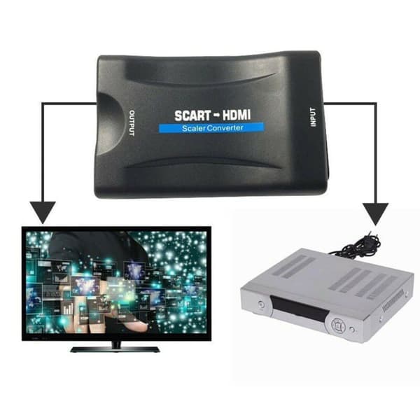 Scart til HDMI Converter 1080p