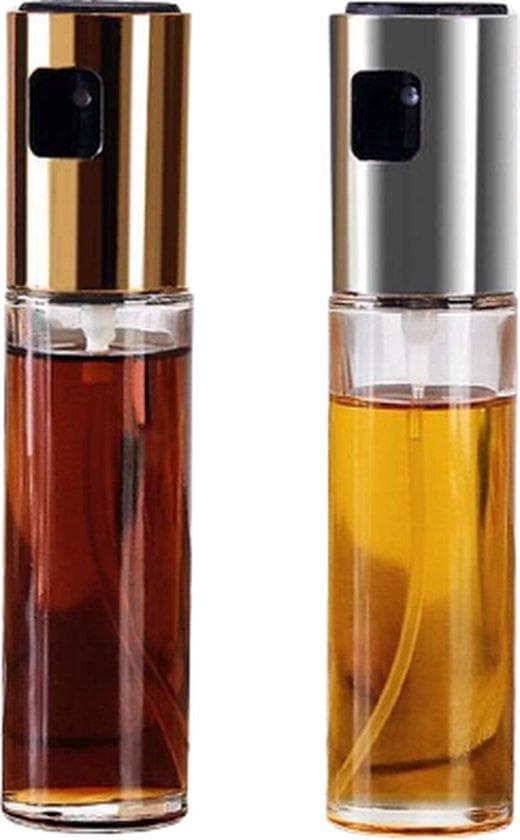 Daris Kitchen Olive Oil Spray Bottle? 100 ml? Läcka -fri? Vattentålig? 18 cm? Rostfritt stål - glas