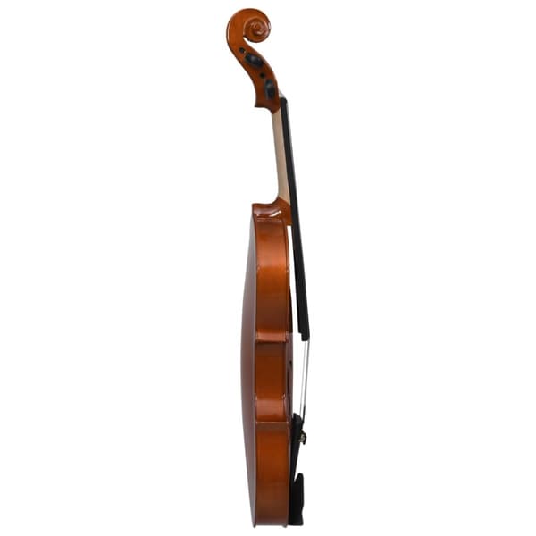 Violiner - Living violinsæt med violinbue og hagestøtte 4/4 mørkt træ