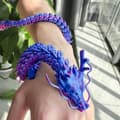Miniatyrbillede 2 af 9: OBOSOE Surprise Dragon Egg med drage indeni, Mystery Dragon Egg, 3D-print Dragon Egg, Crystal Articulated Flexible Dragon.