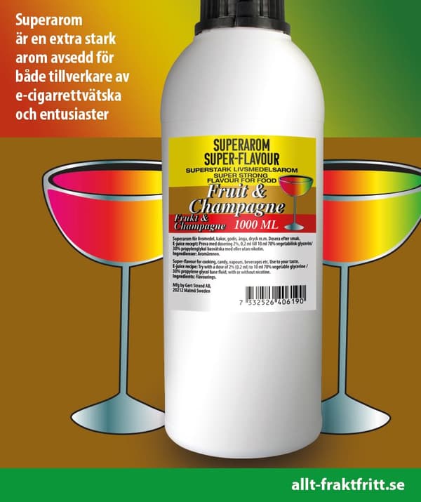Superarom Frukt & Champagne 1 Liter
