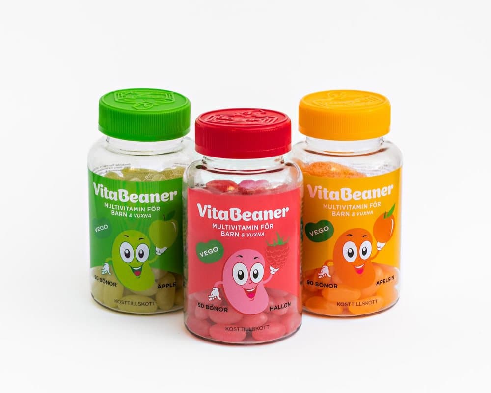VitaBeaner - Apelsin, Hallon och Äpple
