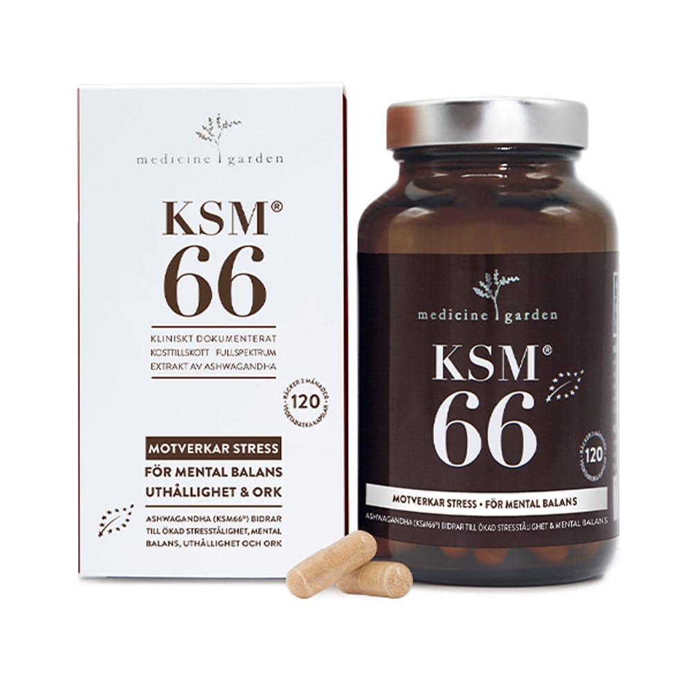 MedicineGarden KSM66 Ashwagandha, 120 kapslar