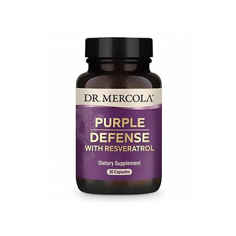 Dr Mercola Purple Defense Resveratrol, 30 kapslar