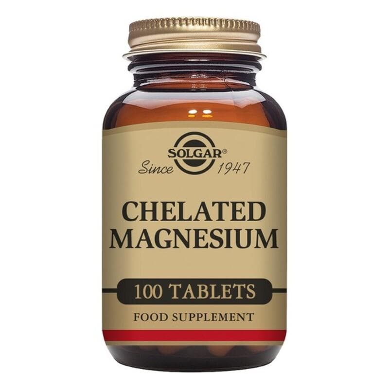 Chelated Magnesium Solgar (100 tabletter) (100 uds)