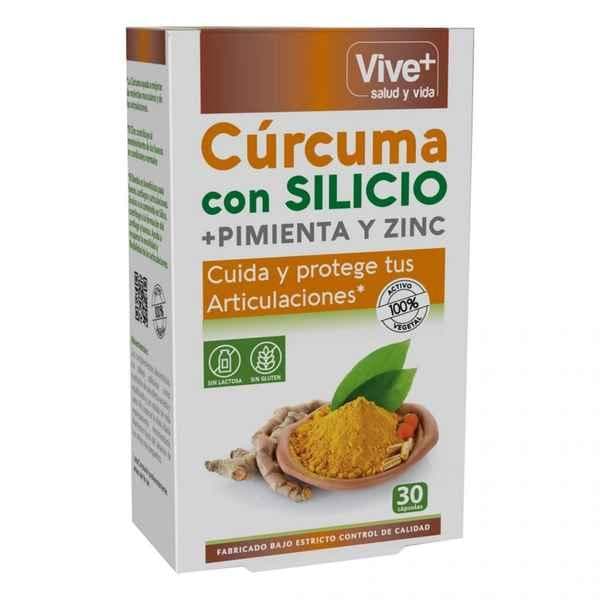 Gurkmeja Vive+ Paprika Zink Kiseldioxid (30 uds)