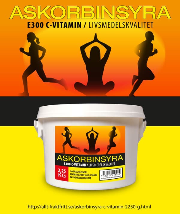 Askorbinsyra C vitamin 2250 g