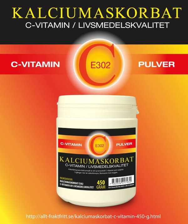 Kalciumaskorbat C vitamin  450 g