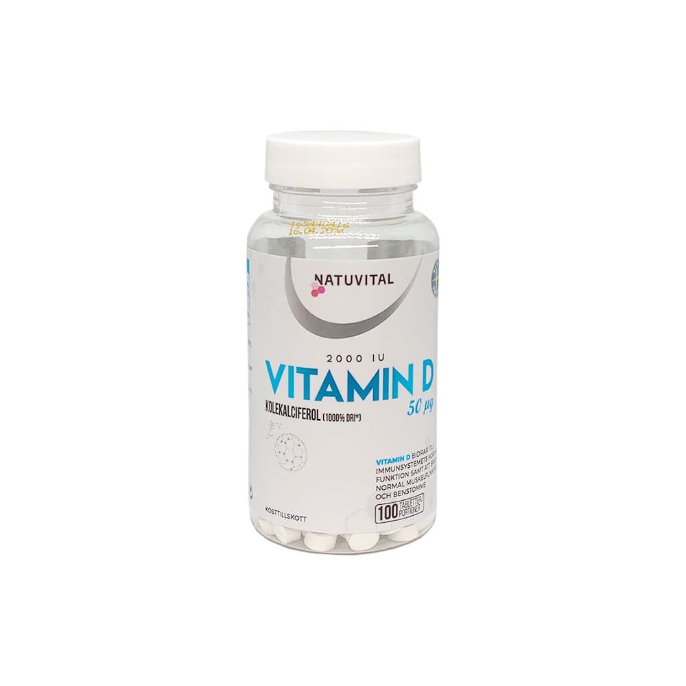 Vitamin D (2000 IU) 2st burkar