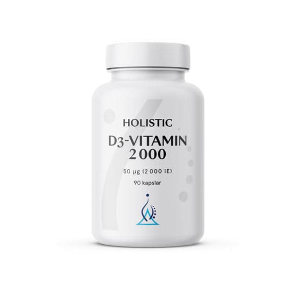 Holistic D3-vitamin 2000, 90 kapslar