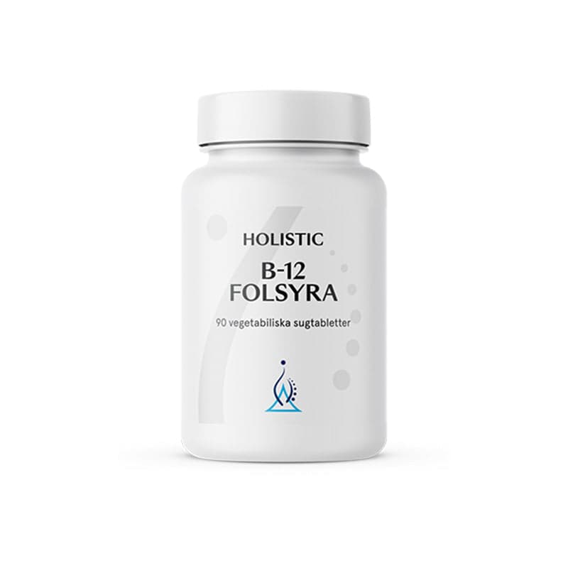 Holistic B-12 Folsyra, 90 tabletter