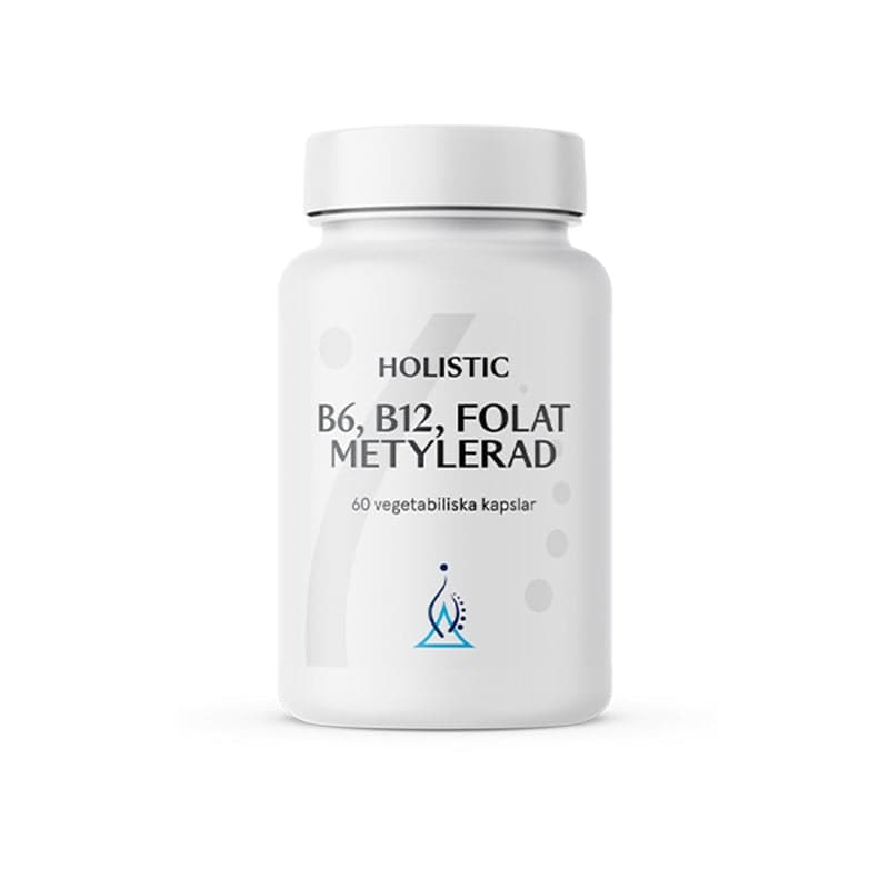 Holistic B6 B12 Folat Metylerad, 60 kapslar