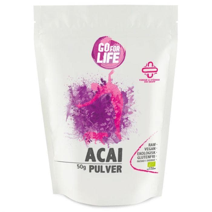 Acaipulver 50 gram. Go For Life