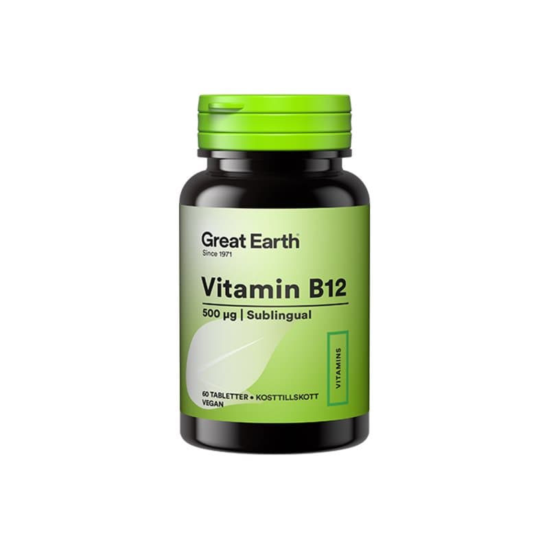 Sublingual B12 500mcg 60t