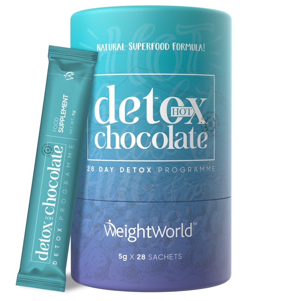Chocolate Detox Powder kosttillskott för avgiftning, 28 påsar