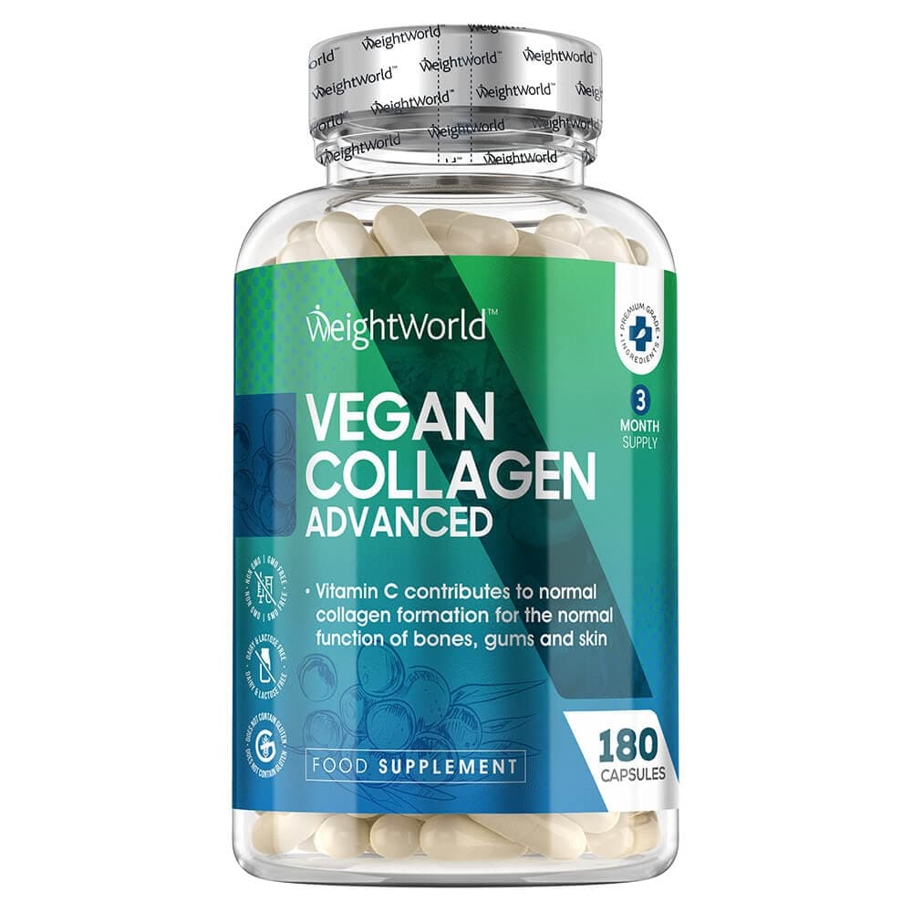Vegan Collagen Advanced kosttillskott, 180 kapslar