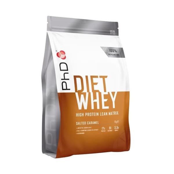 Diet Whey 2,2lbs Salted Caramel PhD Protein | CDON